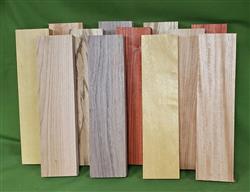 Exotic Wood Craft Pack - 12 Boards 3" x 12" x 7/8"  #914  $79.99